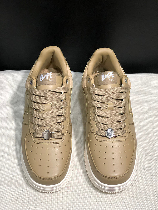 BAPE Low-Top Sneakers - Khaki