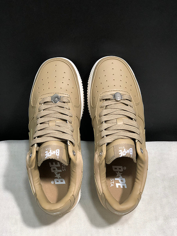 BAPE Low-Top Sneakers - Khaki