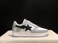 BAPE Low-Top Sneakers - Grey/White