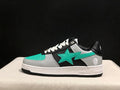 BAPE Low-Top Sneakers - Grey/Black/Mint