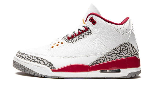 Air Jordan 3 Retro 'Cardinal' Sneaker (CT8532-126)