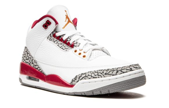 Air Jordan 3 Retro 'Cardinal' Sneaker (CT8532-126)