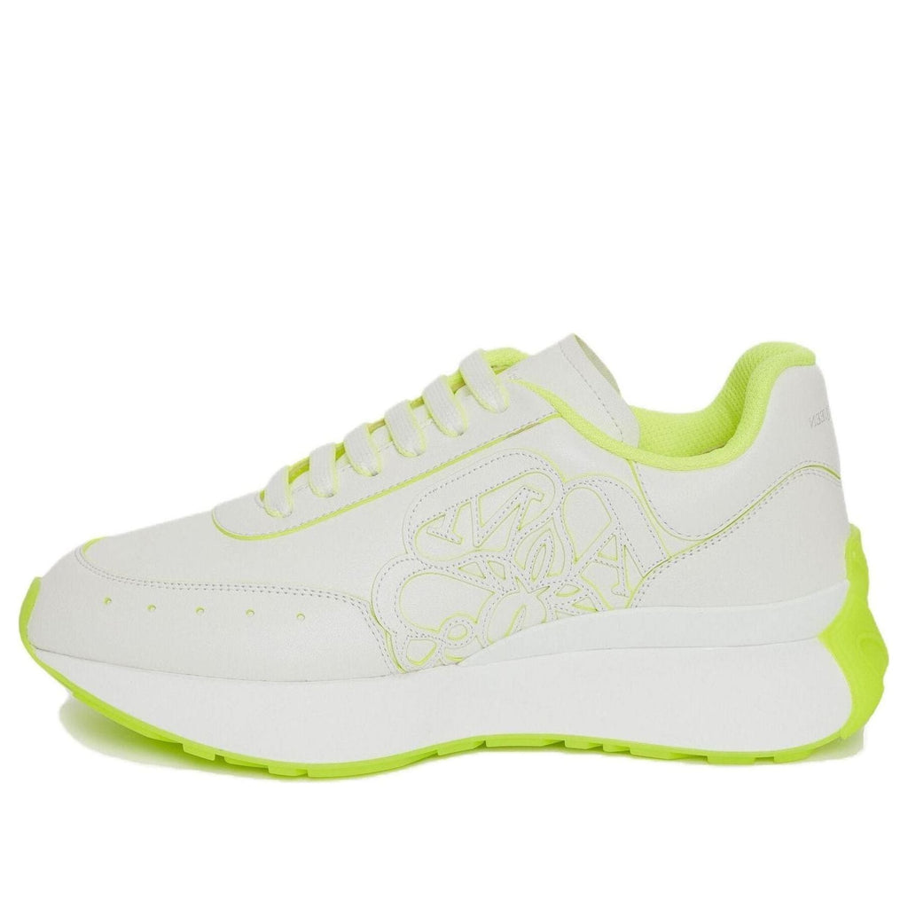 (WMNS) Alexander McQueen Sprint Runner 'White Acid Yellow' 718361WIC9D8954 #