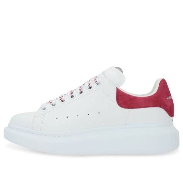 (WMNS) Alexander McQueen Oversized Sneakers 'White Cherry' 718139WIBN28821 #