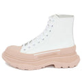 (WMNS) Alexander McQueen Tread Slick Boot 'White Pink' 633900WHYK39402 #