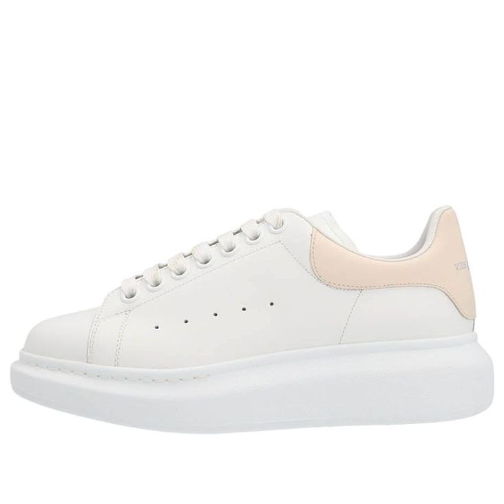 (WMNS) Alexander McQueen Oversized Shoes 'White Vanilla' 718139WHGP59593 #