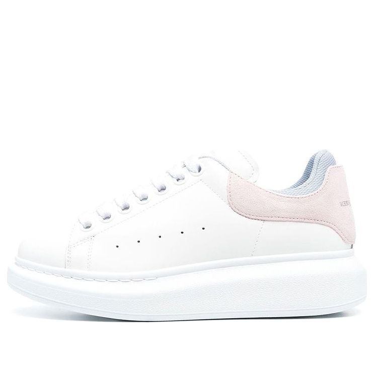 (WMNS) Alexander McQueen Oversized Sneakers 'White Pink Blue' 697103WIBNT8874 #