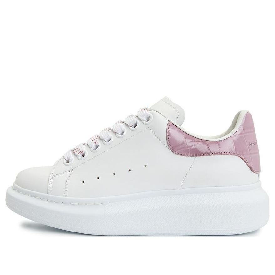 (WMNS) Alexander McQueen Oversized Sneakers 'White Pink 718233WICG68887 #