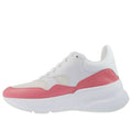 (WMNS) Alexander McQueen Oversized Runner in Nappa Calf Leather 'White Pink' 533710WHT999374 #