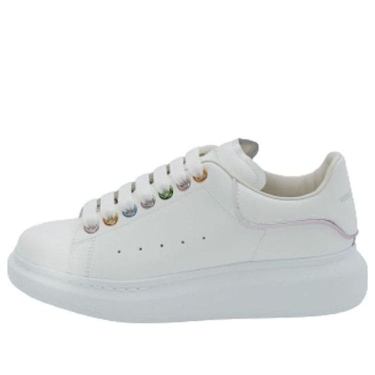 (WMNS) Alexander McQueen Oversized Sneakers 'White Metalic Eyelets' 685671WIB9W9035 #