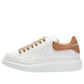 (WMNS) Alexander McQueen Oversized Sneaker 'White Copper' 621056WHXMT9252 #