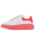 (WMNS) Alexander McQueen Oversized Sneakers 'White Pink Yellow' 553770WIB9N9555 #