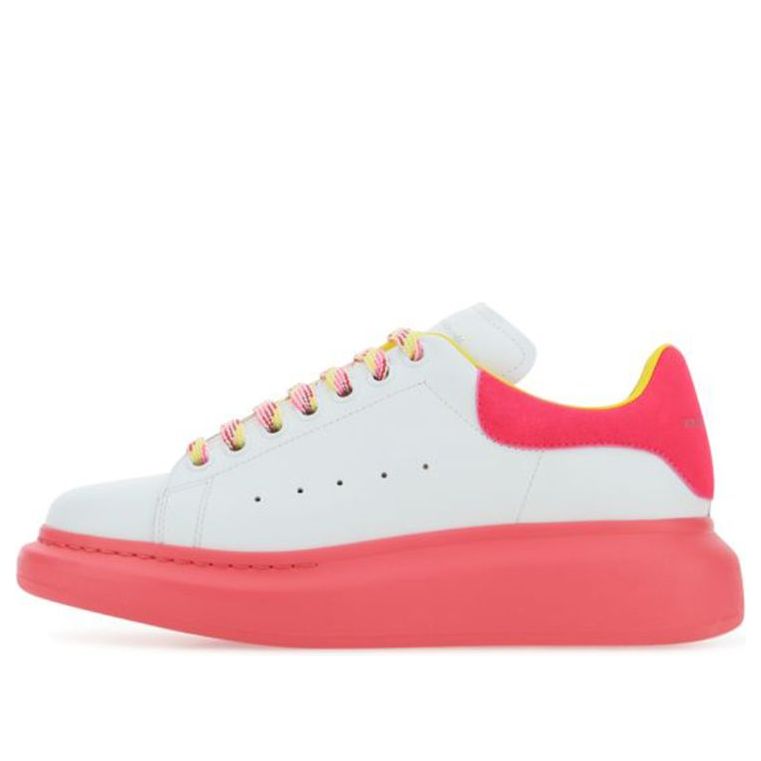 (WMNS) Alexander McQueen Oversized Sneakers 'White Pink Yellow' 553770WIB9N9555 #