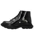 (WMNS) Alexander McQueen Tread Lace Up Boot 'Black' 595469WHQSG1081 #